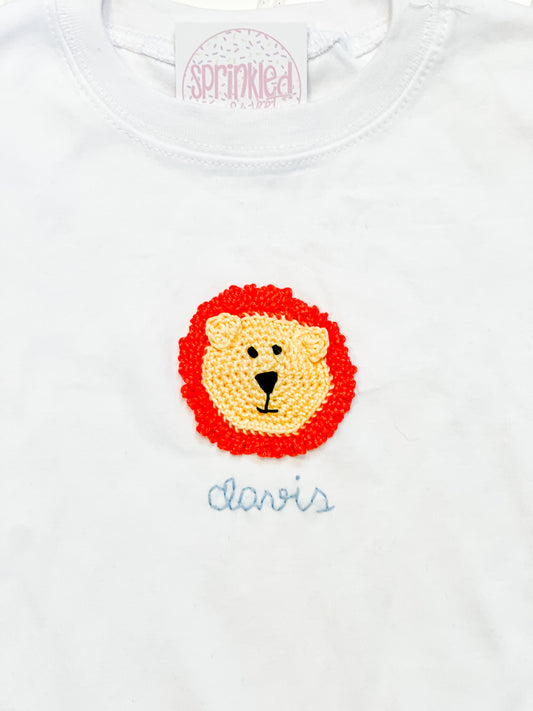 Crochet Lion Tee