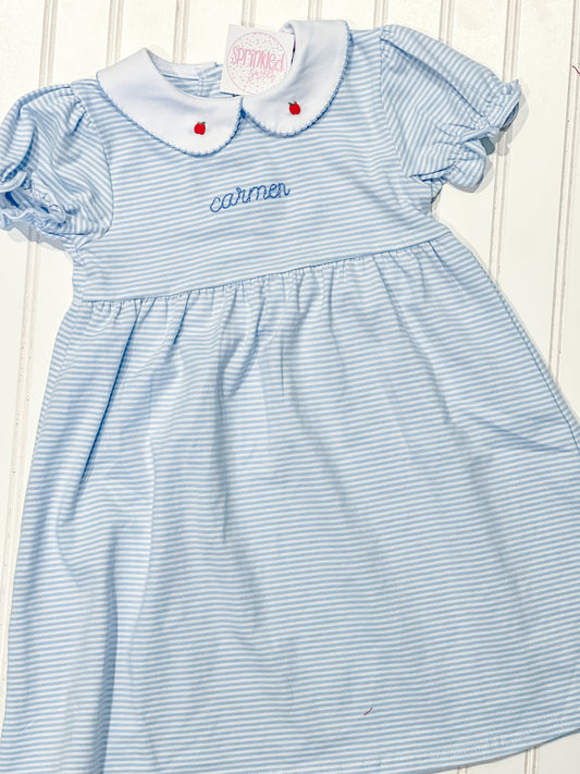 School Supplies Dress with Name