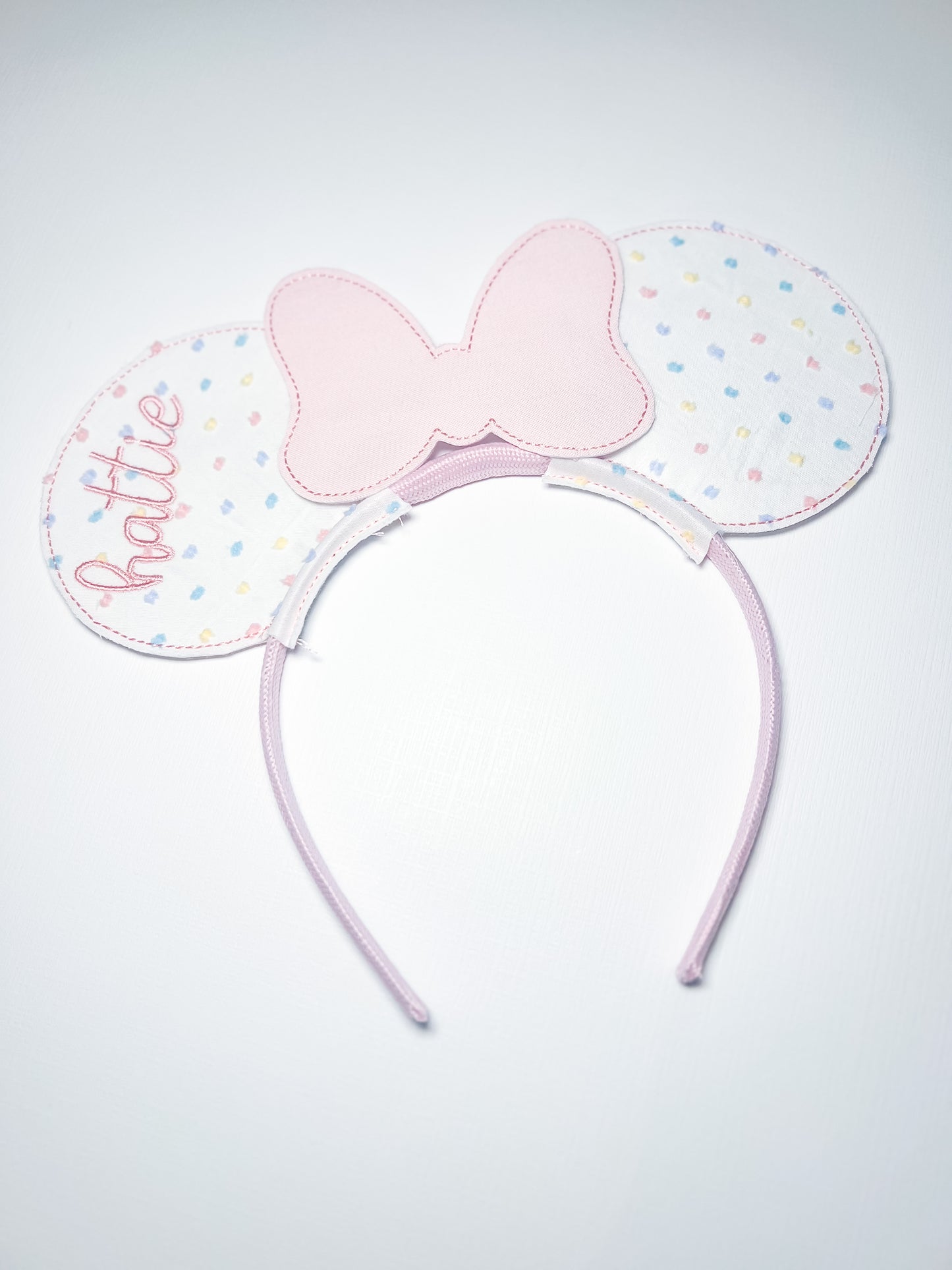 Pastel Clip Dot Mouse Ears