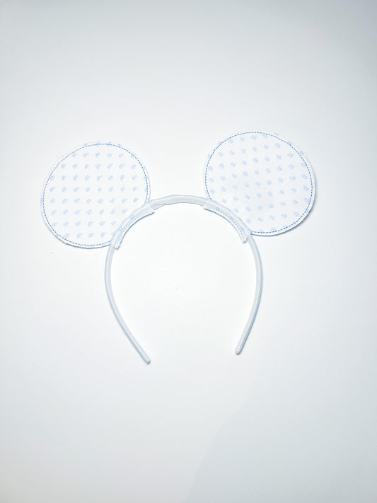 Blue Clip Dot Mouse Ears