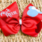 Hand painted hair bows